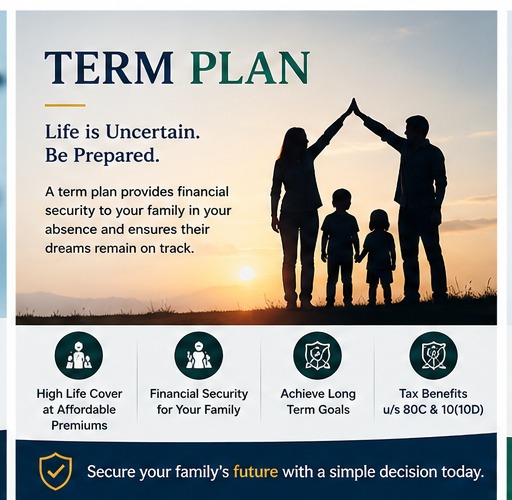 Term plan life insurance - life is uncertain, be prepared